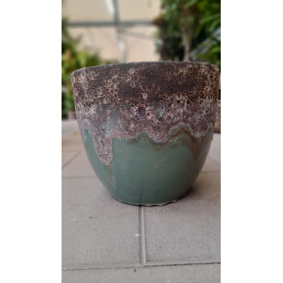 Vaso Vietnamita turquesa 36x29